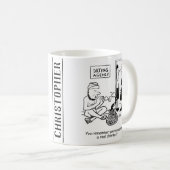 デートすること庁のヘビのシャルマー コーヒーマグカップ (正面右)