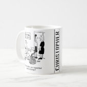 デートすること庁のヘビのシャルマー コーヒーマグカップ (正面左)