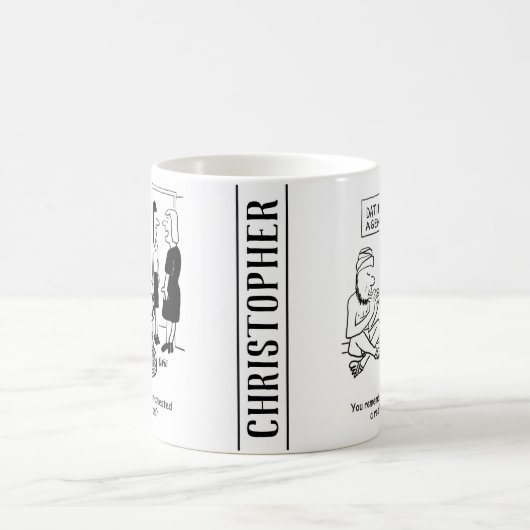 デートすること庁のヘビのシャルマー コーヒーマグカップ (中央)