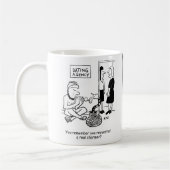 デートすること庁のヘビのシャルマー コーヒーマグカップ (左)