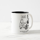 デートすること庁のヘビのシャルマー ツートーンマグカップ (正面右)