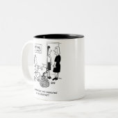 デートすること庁のヘビのシャルマー ツートーンマグカップ (正面左)