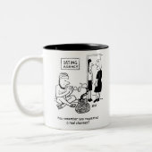 デートすること庁のヘビのシャルマー ツートーンマグカップ (左)