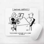 デートすること庁、ビールの飲み物とビール醸造所のマッチング マウスパッド (マウス)