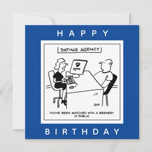 デートすること機関がBrewery Cartoonと対戦 カード (正面)