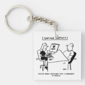 デートすること機関とブルワリーの対戦 キーホルダー (正面)