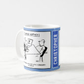 デートすること機関の女性は醸造所と男性を一致させる。 コーヒーマグカップ (正面左)