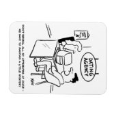 デートすること機関 – すべての属性を表示しない。おもしろい マグネット (横)