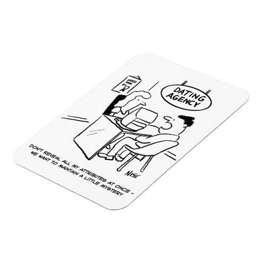 デートすること機関 – すべての属性を表示しない。おもしろい マグネット (左側)