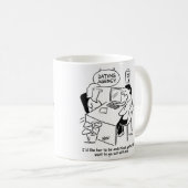 デートすること機関 – 女の子を野心的にしたい コーヒーマグカップ (正面右)