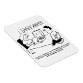 デートすること機関 – 愛する人としての武勇。おもしろい マグネット (右側)