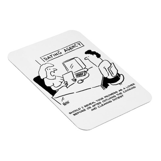 デートすること機関 – 愛する人としての武勇。おもしろい マグネット (右側)