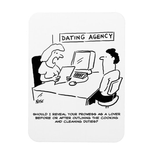 デートすること機関 – 愛する人としての武勇。おもしろい マグネット (縦)
