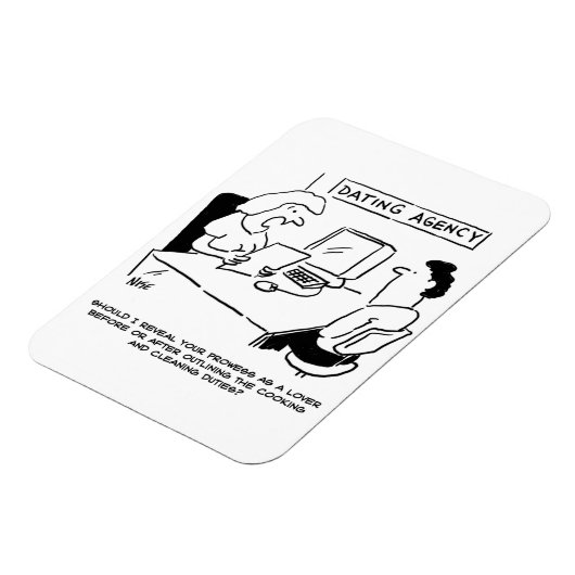 デートすること機関 – 愛する人としての武勇。おもしろい マグネット (左側)