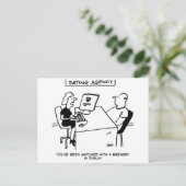 デートすること機関 – 醸造用はがきに合わせる ポストカード (スタンド正面)