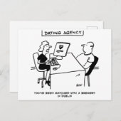 デートすること機関 – 醸造用はがきに合わせる ポストカード (正面/裏面)