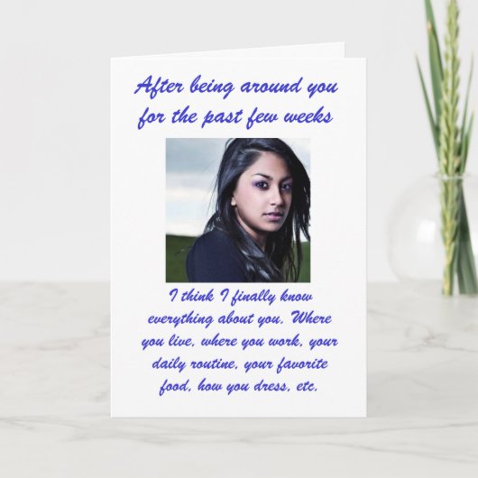 デートすること カード (正面)