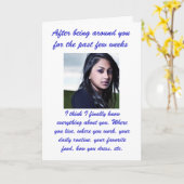 デートすること カード (黄色い花)