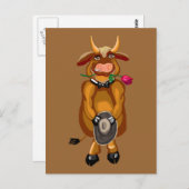 デートできる 愛らしい 適格な 抱きしめられる ポストカード (正面/裏面)