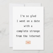 デートに行ってよかった、面白い記念日 シーズンカード (正面)