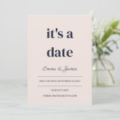 デートの予定を保存する 結婚式の招待状 招待状 (スタンド正面)