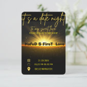 デートの夜 招待 Dinner Invitation セーブザデート (スタンド正面)