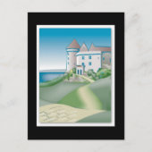 デートカードを中世結婚の城に保存 案内ポストカード (正面)