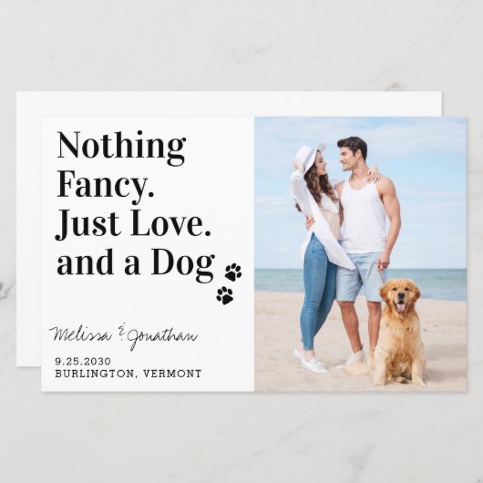 デートファンシー以外は何も愛犬の結婚式 (正面/裏面)