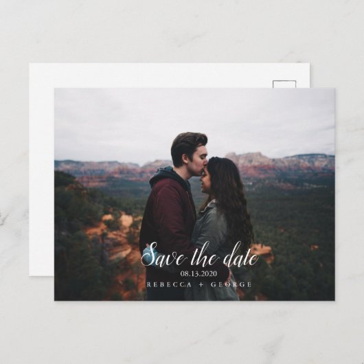 デートマウンテン秋写真の保存 ポストカード (正面/裏面)
