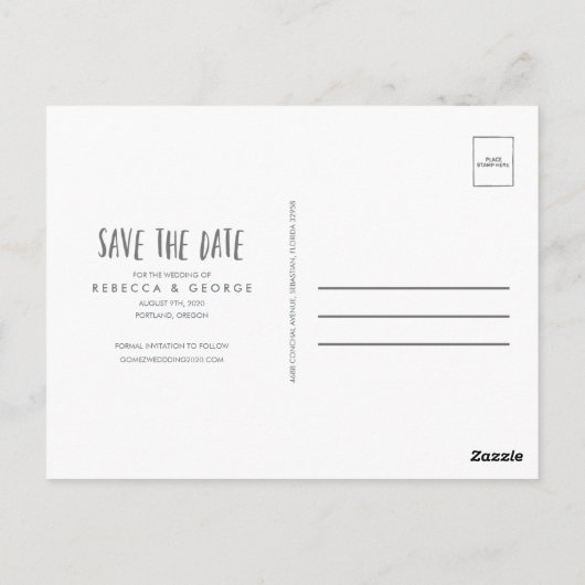 デートマウンテン秋写真の保存 ポストカード (裏面)