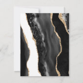 デートモダンの招待状を保存するアゲート・ウェディング» 案内状 (裏面)