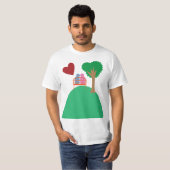 デート中のカップル Tシャツ (正面フル)