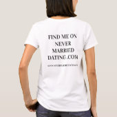 デート 女性 Tシャツ (裏面)