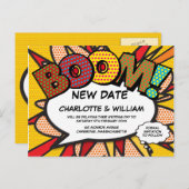 デート 新しいデート 現代の楽しい漫画 ポストカード (正面/裏面)