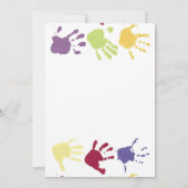 デート·遊パーティー·キッズ·招待状 招待状 (裏面)