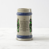 デービスの家紋ステイン ビールジョッキ (中央)