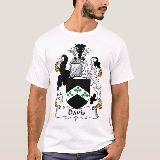 デービスの家紋 Tシャツ (正面)
