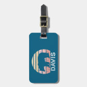 デービスウェストバージニアレトロベア ラゲッジタグ (正面縦)