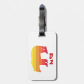 デービスウェストバージニア州レインボーベア ラゲッジタグ (裏面縦)