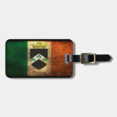 デービスクレスト・アイルランド国旗 ラゲッジタグ (正面横)