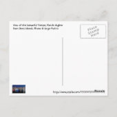 デービス諸島から夜明けフロリダ州タンパ。 ポストカード (裏面)