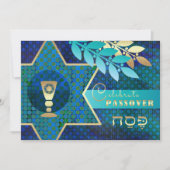 デービッドとキッドシュ杯パスソーバーセッダーのスター 招待状 (正面)