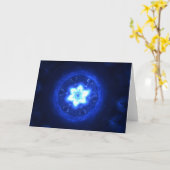 デービッドの明るい星 カード (黄色い花)