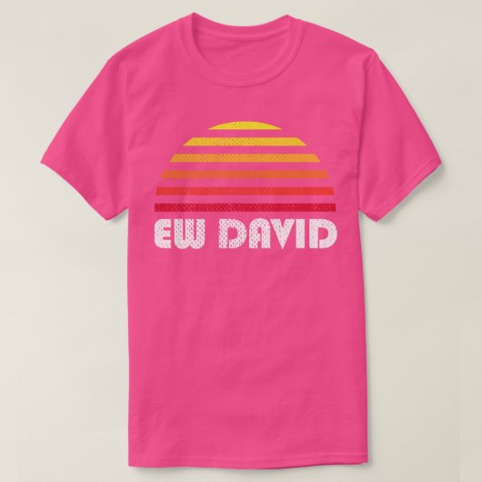 デービッドサンセット Tシャツ (デザイン正面)