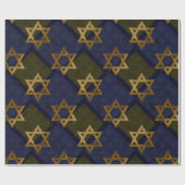 デービッドブルーの星 ラッピングペーパー (フラット)