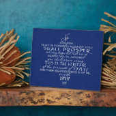 デービッドブルーの武器スターなし フォトプラーク (側面)