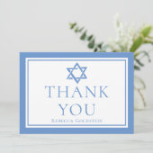 デービッド・バルミツワーのライトブルー サンキューカード (スタンド正面)