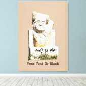 デービッド・ベングリオン記念碑 キャンバスプリント (インサイチュ (ウッドフロア))