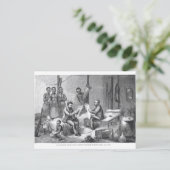 デービッド・リビングストン博士(1813-73)とヘンリー・モート氏 ポストカード (スタンド正面)