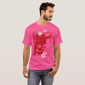 デーモンアート日本の顔スカルデビルオニハラジュクア Tシャツ (正面フル)
